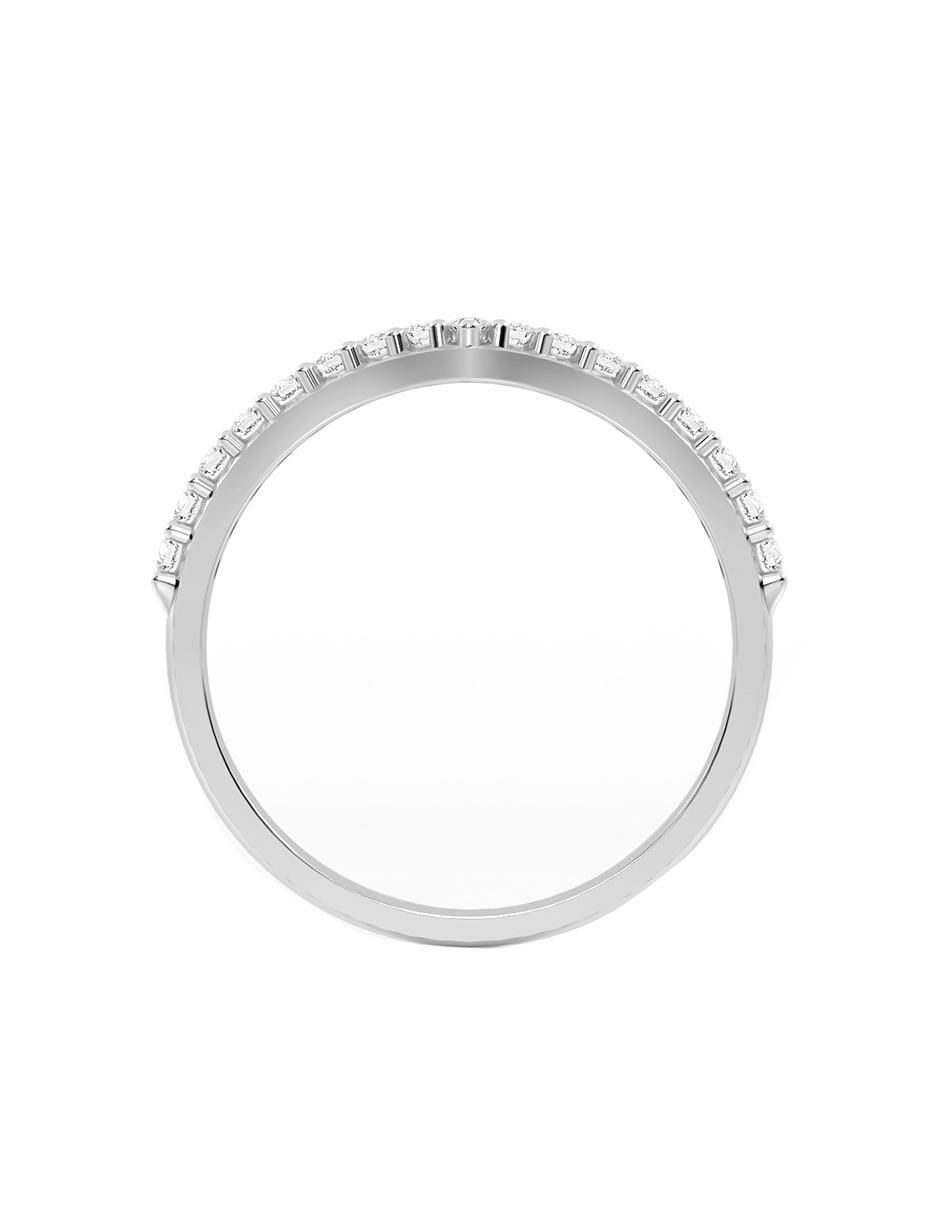 Anillo de oro zirconia brillante 3