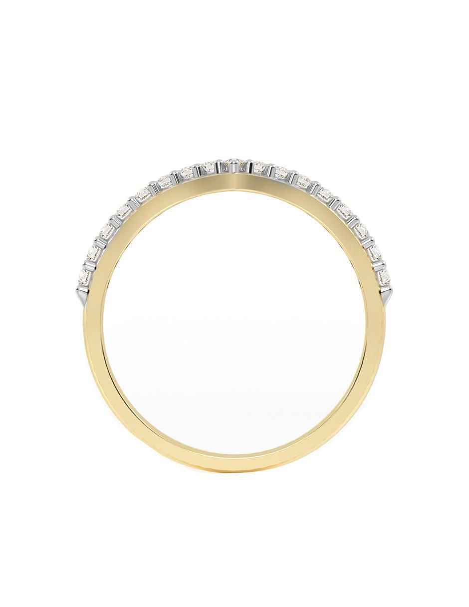 Anillo Abba Joyas de oro zirconia brillante