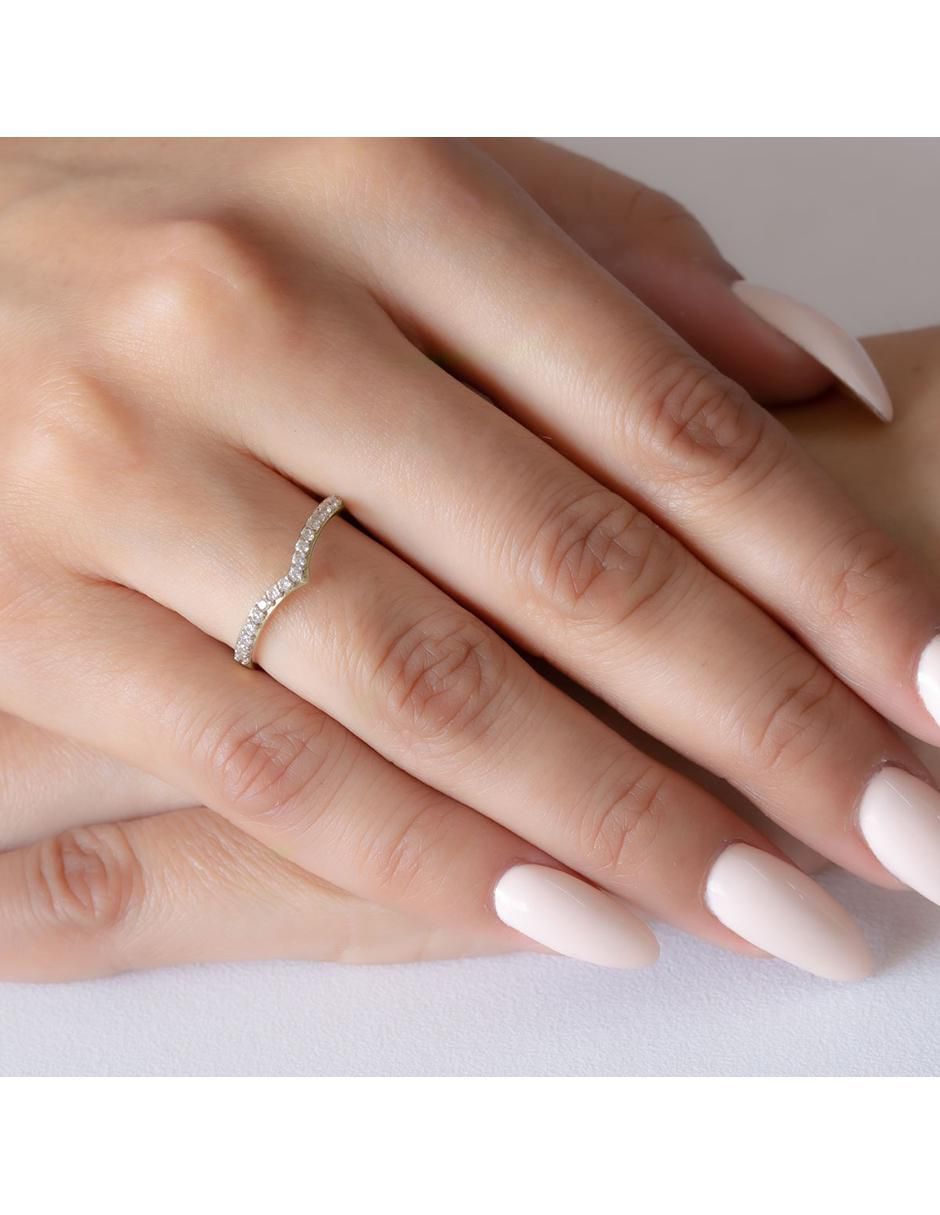Anillo Abba Joyas de oro zirconia brillante
