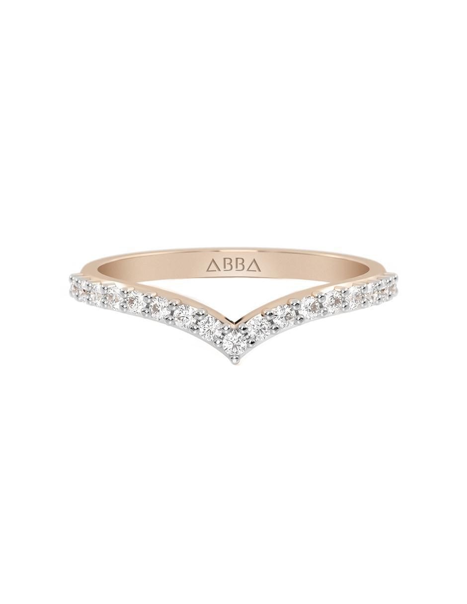 Anillo de oro zirconia brillante Anillo de oro zirconia brillante
