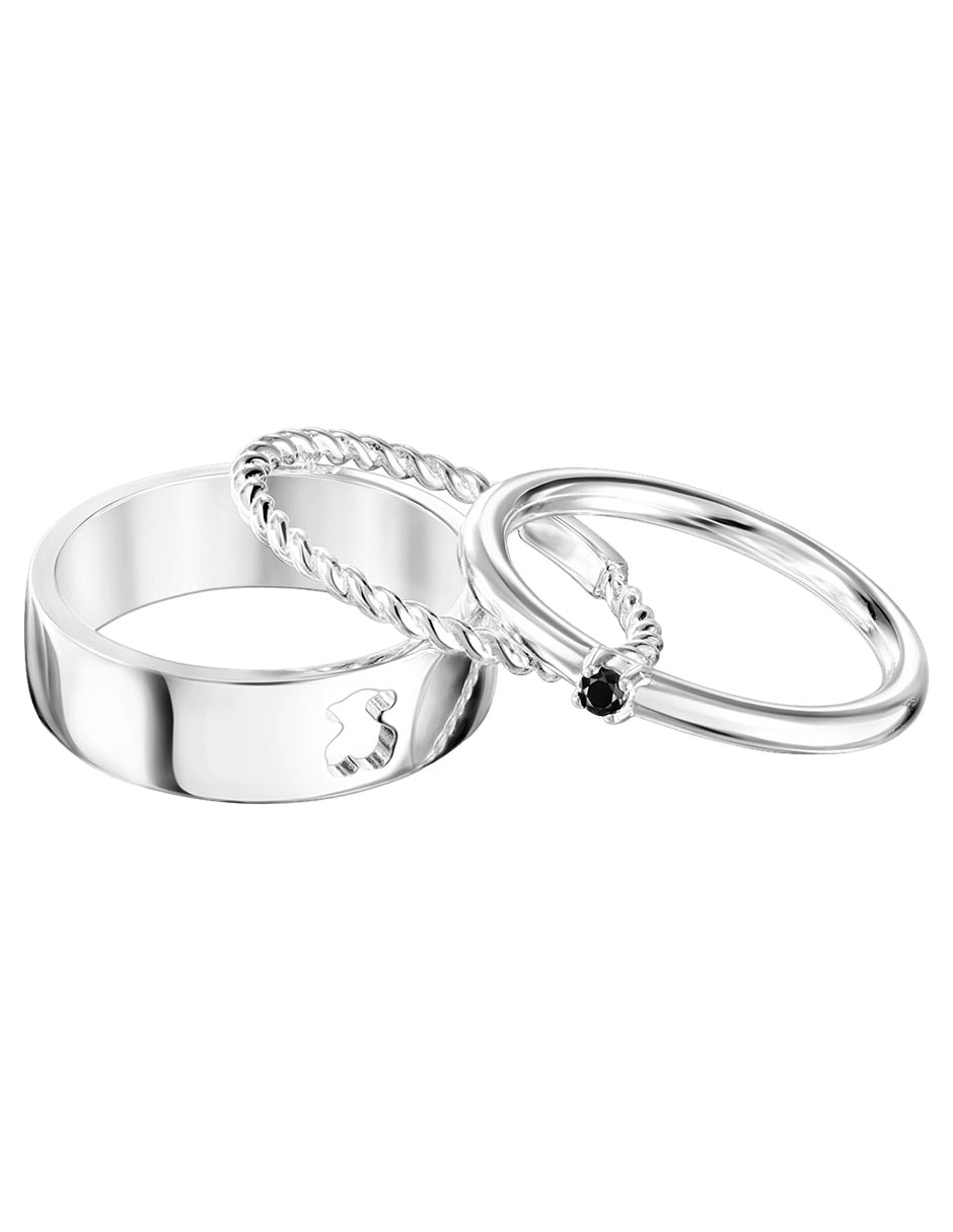 Set anillo Ring Mix P 925 de plata espinela brillante 1
