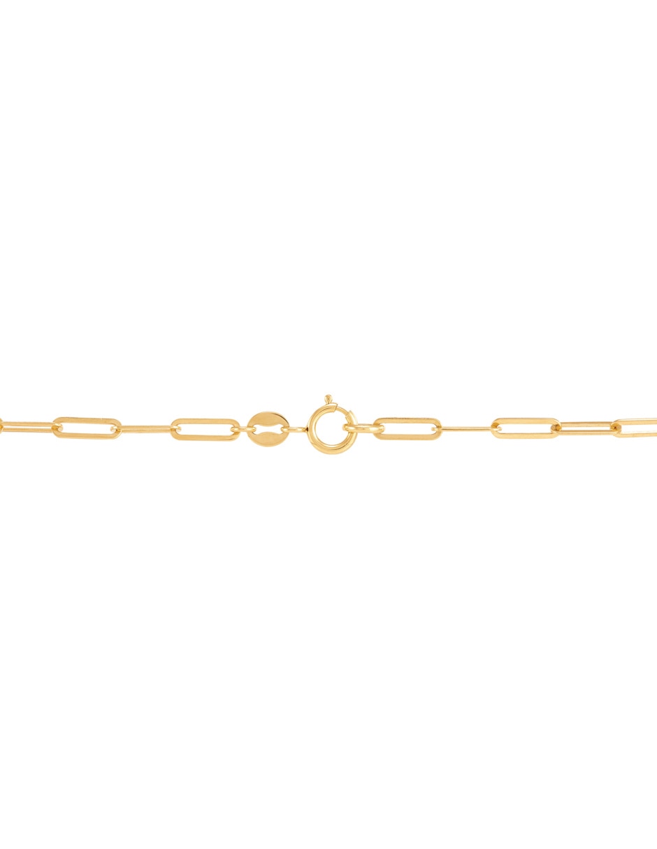 Collar de corazón de oro 14 K 3
