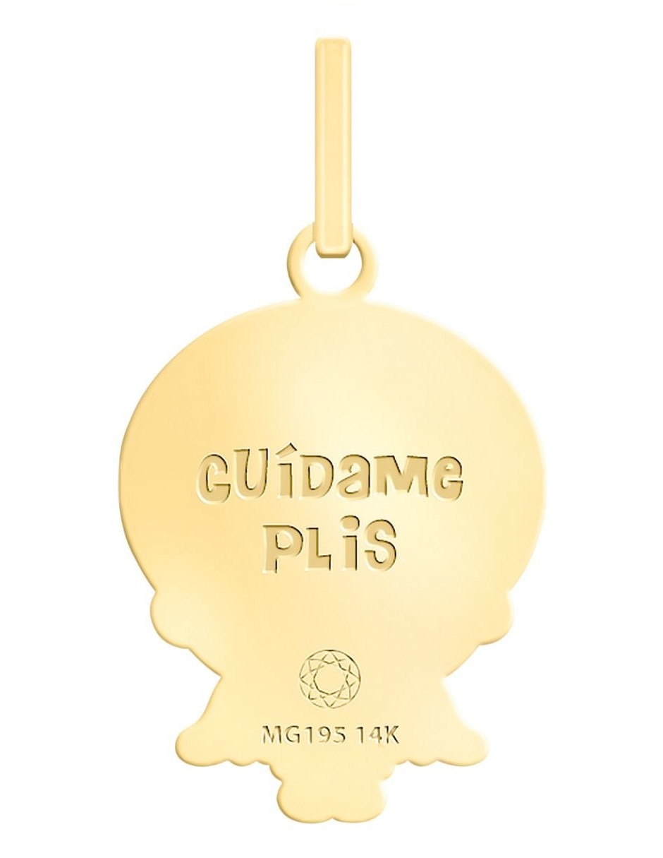 Dije de ángel distroller de oro amarillo 14 K 3