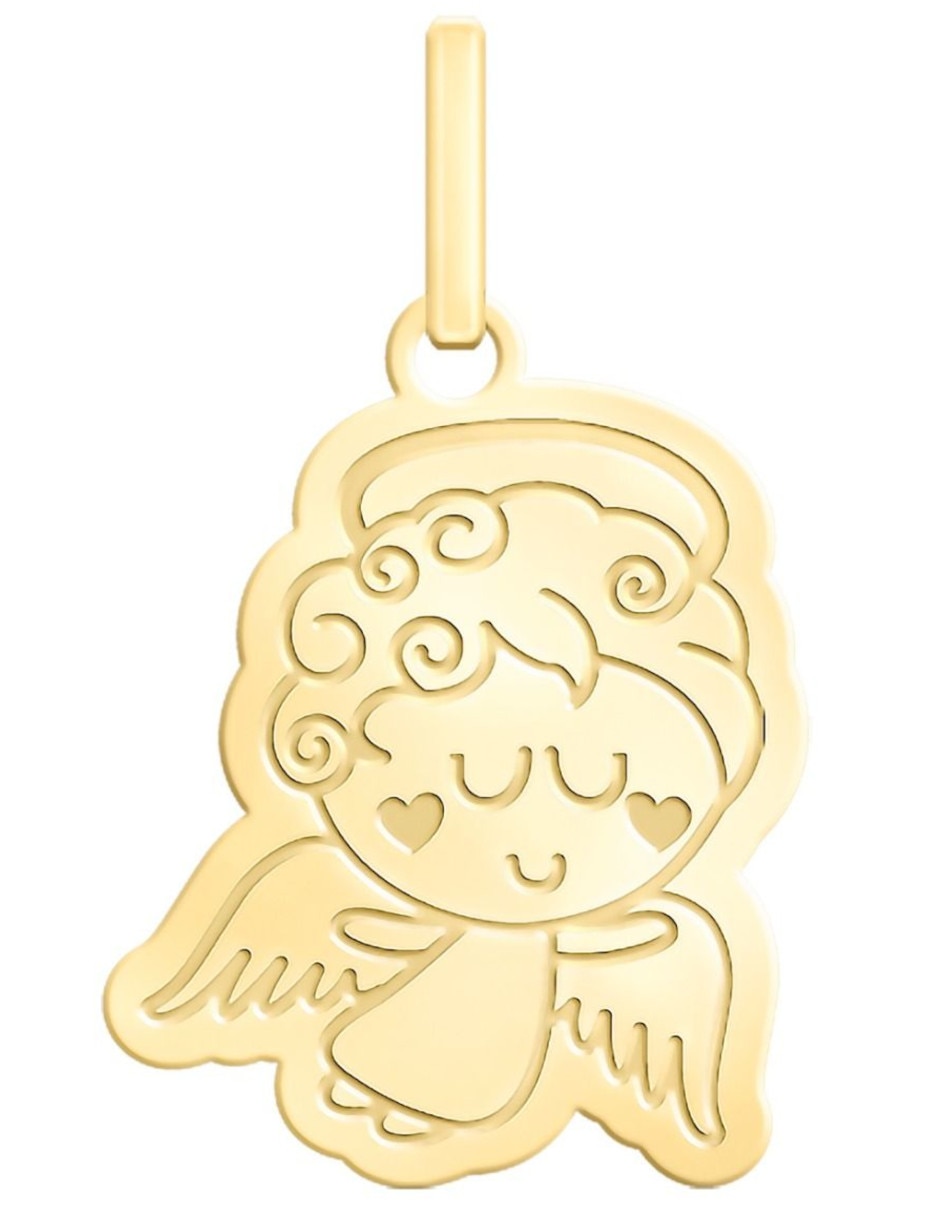 Dije de ángel distroller de oro amarillo 14 K