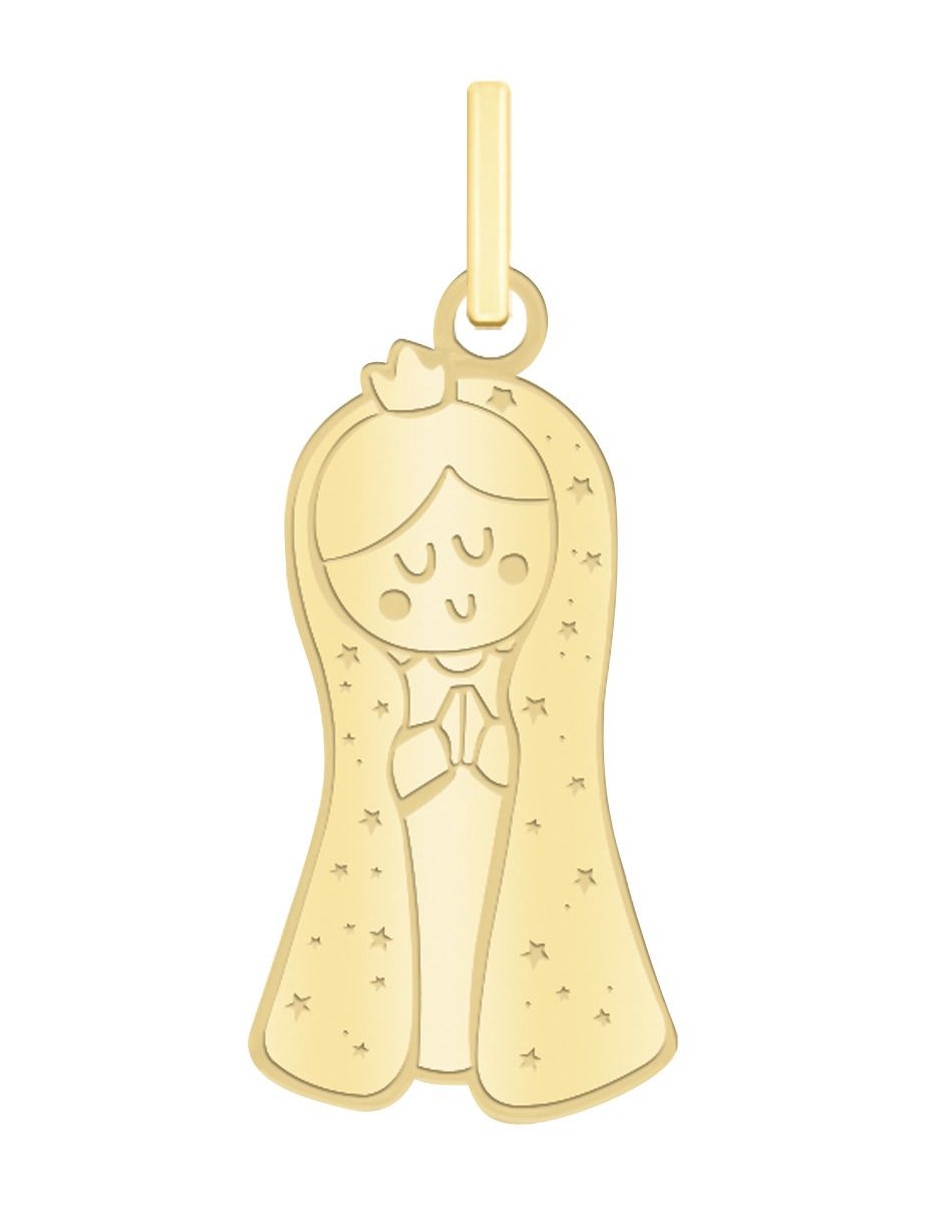 Dije de virgen distroller de oro amarillo 14 K Dije de virgen distroller de oro amarillo 14 K
