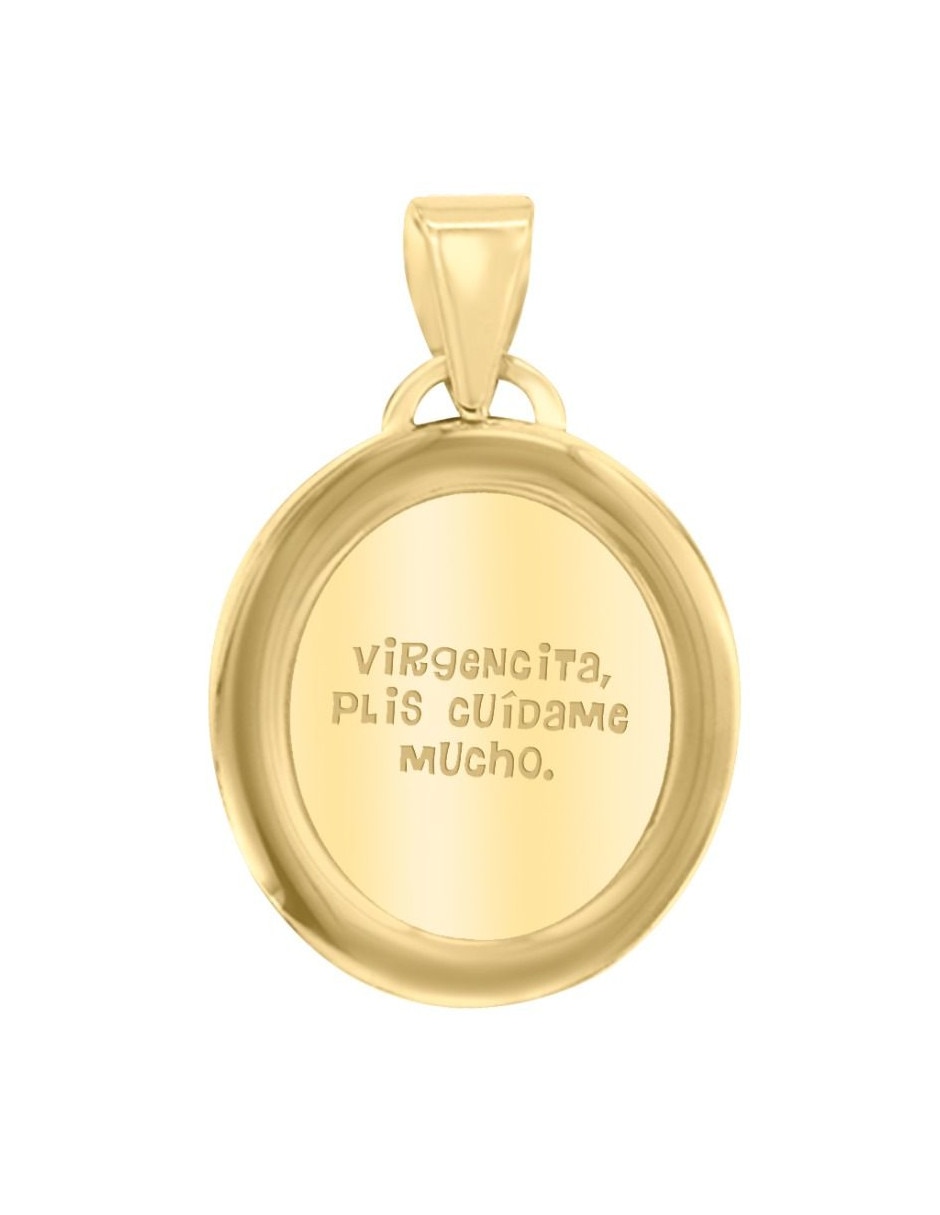 Medalla de virgen de guadalupe distroller de oro amarillo 14 K 3