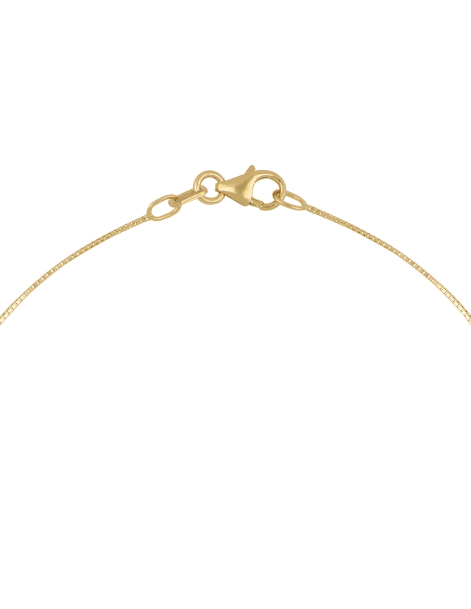 Gargantilla de corazón de oro amarillo 14 K 3