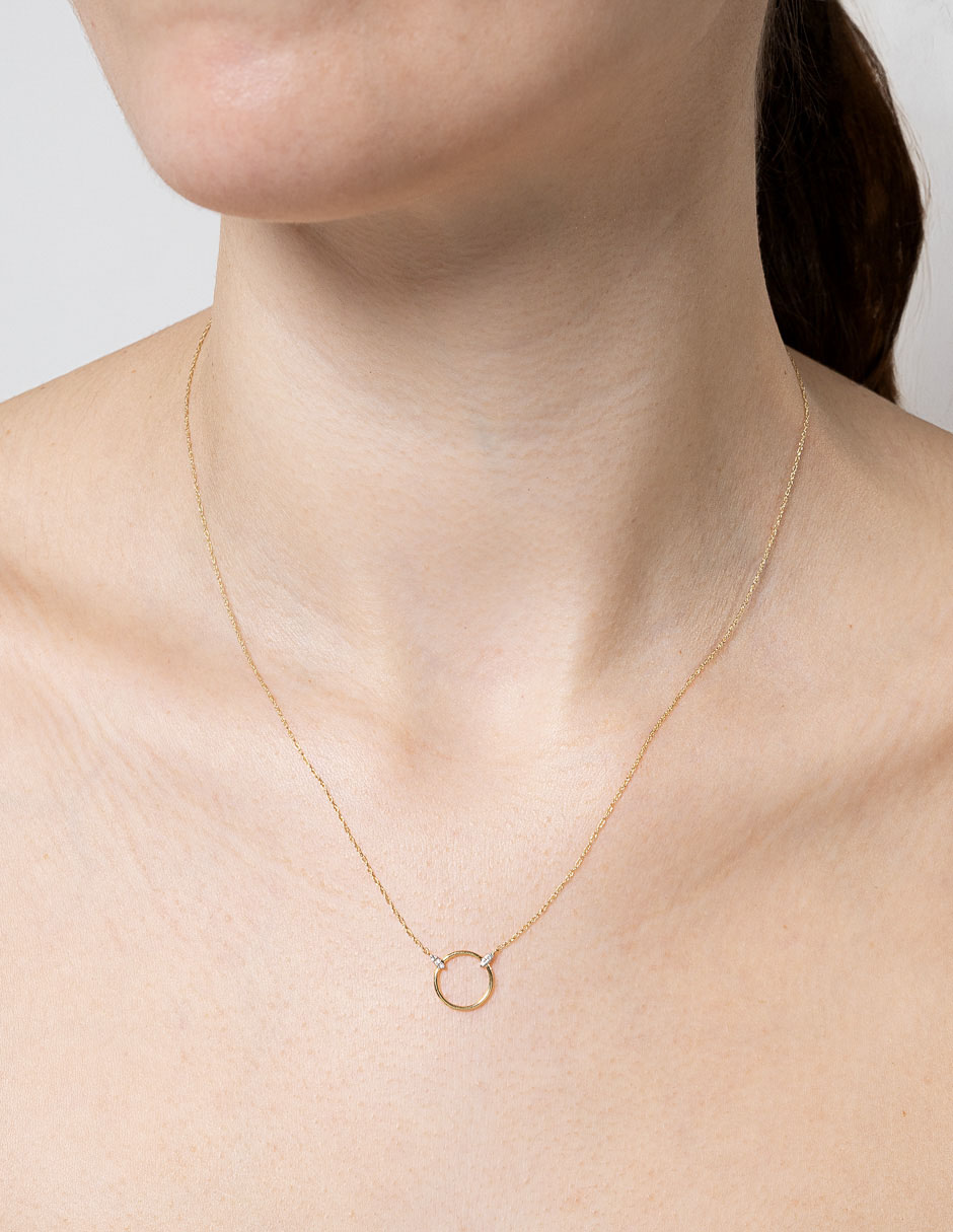 Collar de oro 14 K 3