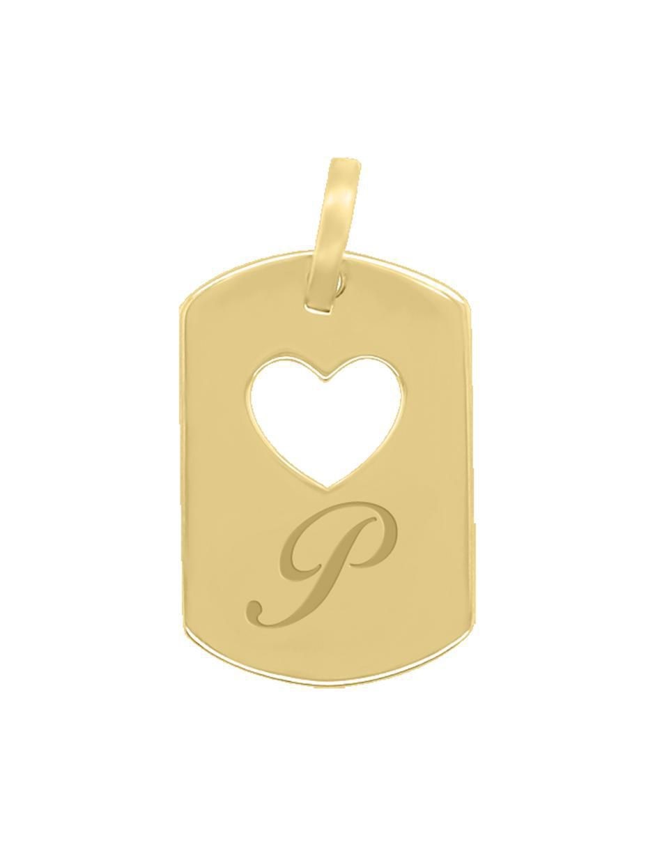 Dije de corazón letramor de oro 14 K