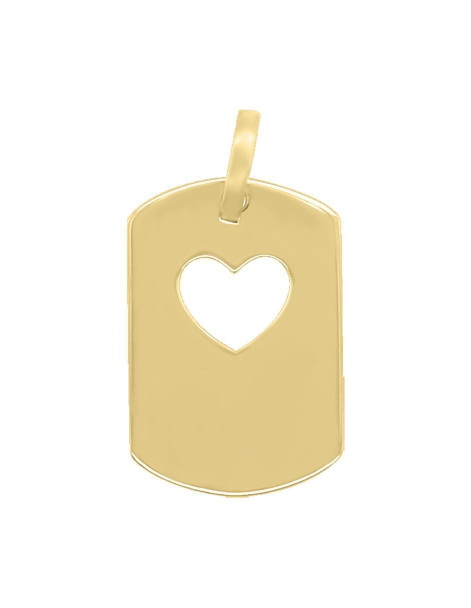 Dije de corazón letramor de oro 14 K 2