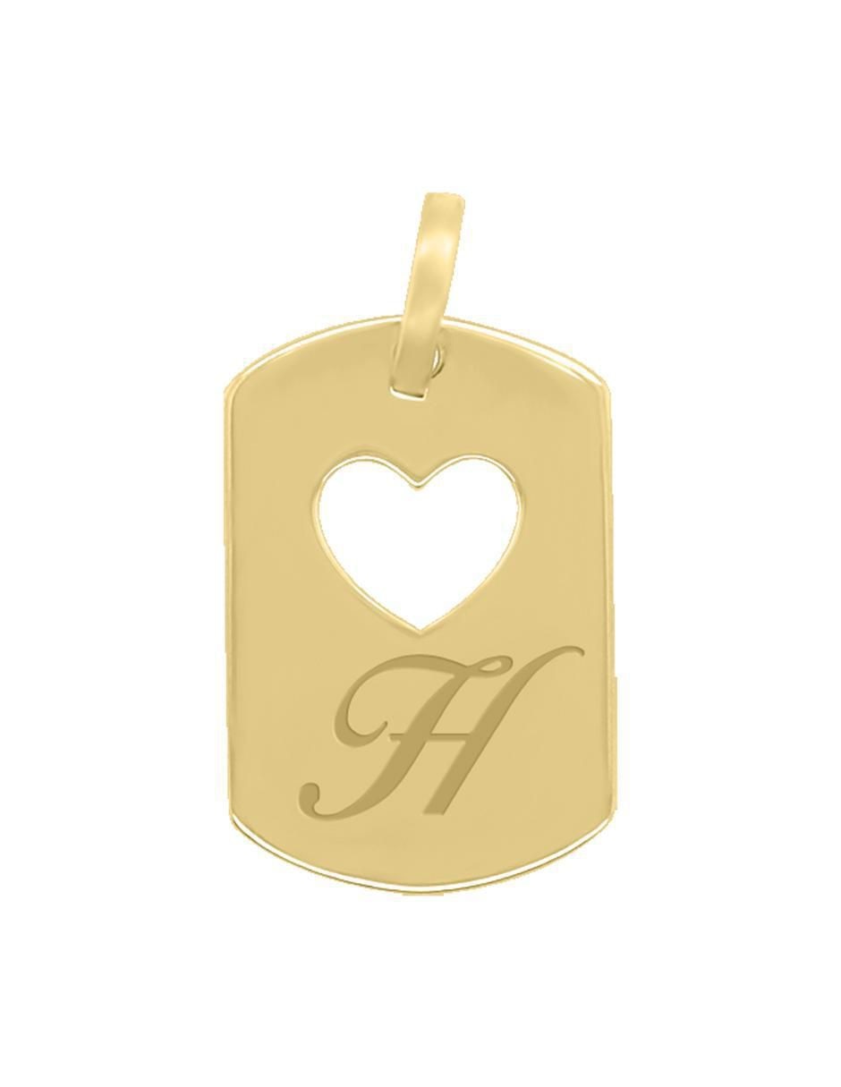 Dije de corazón letramor de oro 14 K