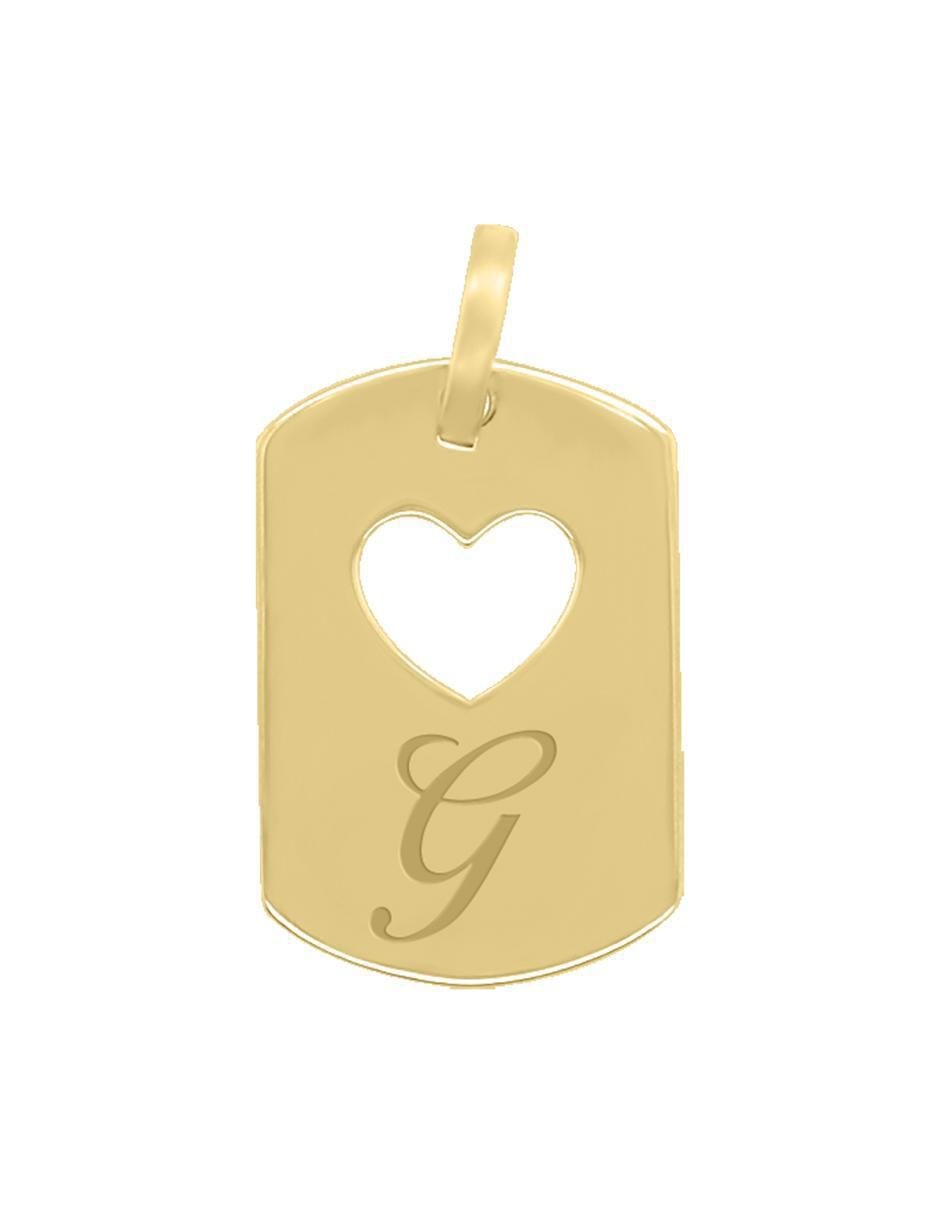 Dije de corazón letramor de oro 14 K Dije de corazón letramor de oro 14 K