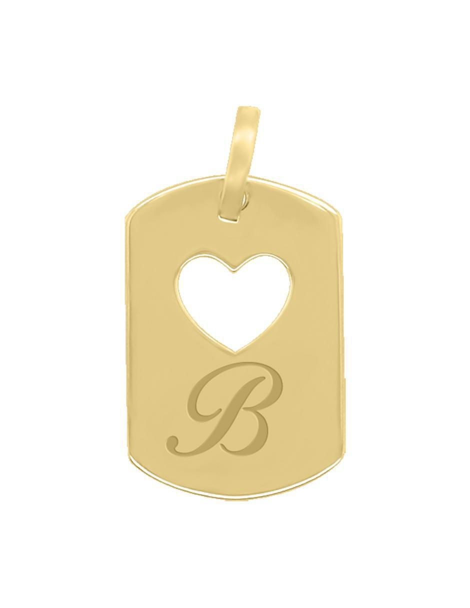 Dije de corazón letramor de oro 14 K Dije de corazón letramor de oro 14 K