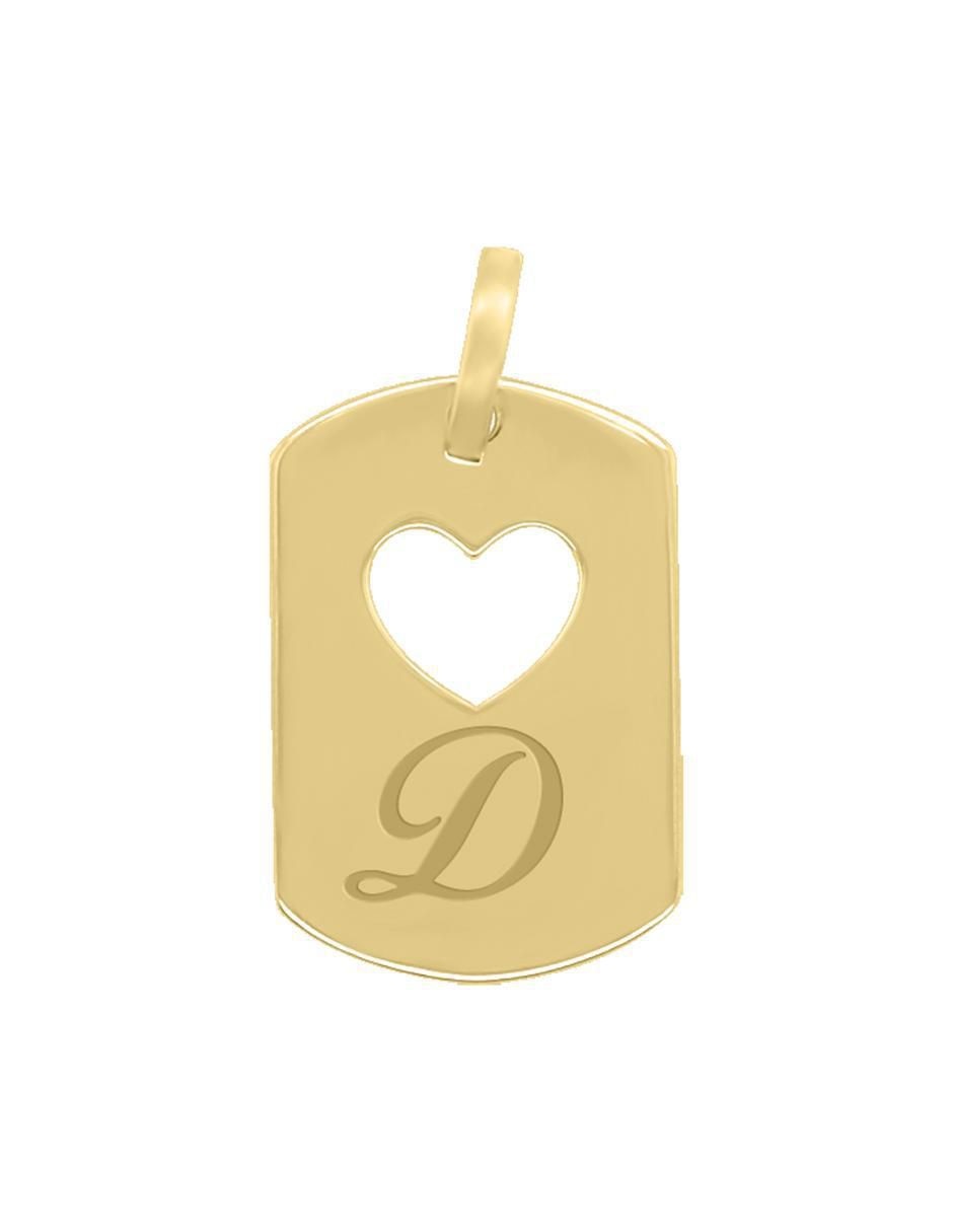 Dije de corazón letramor de oro 14 K Dije de corazón letramor de oro 14 K