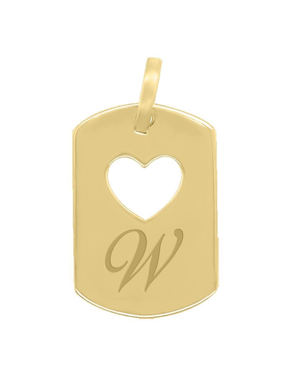 Dije de corazón letramor de oro 14 K