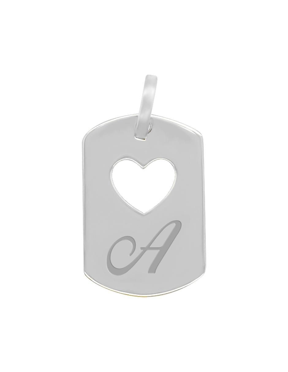 Dije de corazón letramor de oro 14 K Dije de corazón letramor de oro 14 K