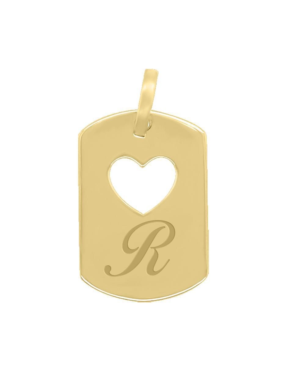 Dije de corazón letramor de oro 14 K Dije de corazón letramor de oro 14 K