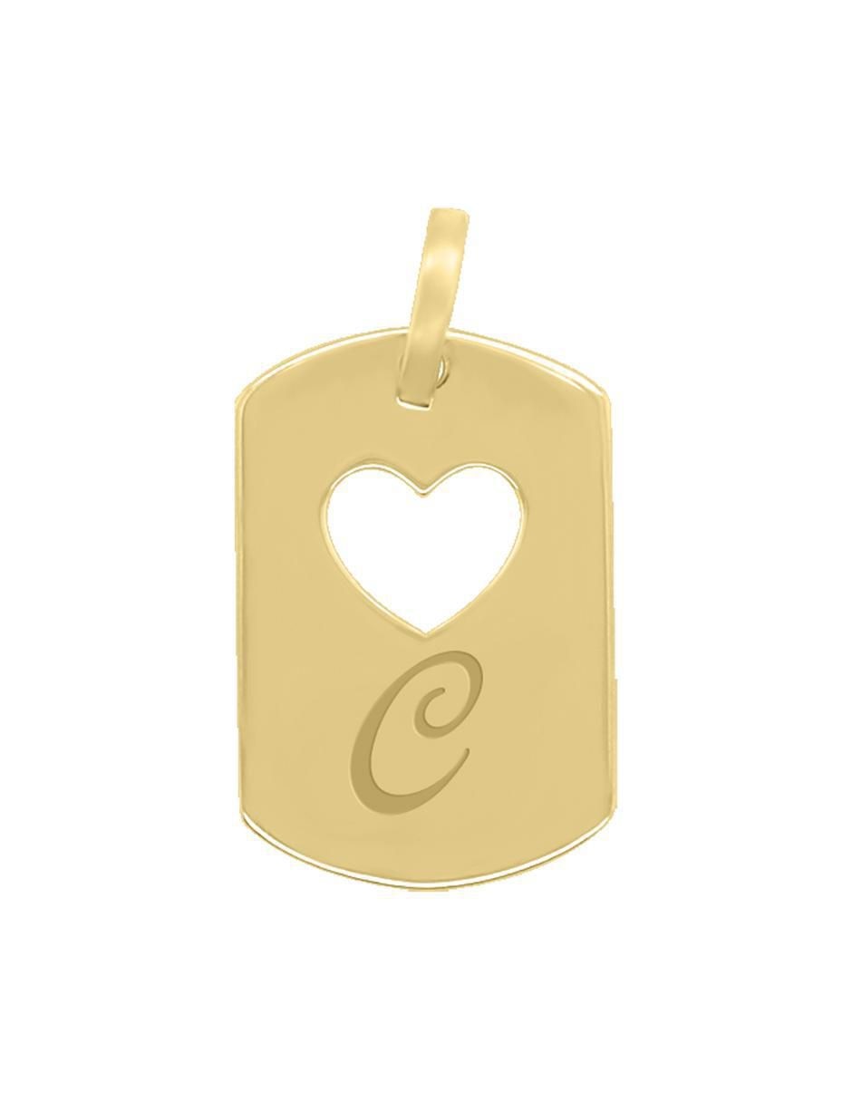 Dije de corazón letramor de oro 14 K