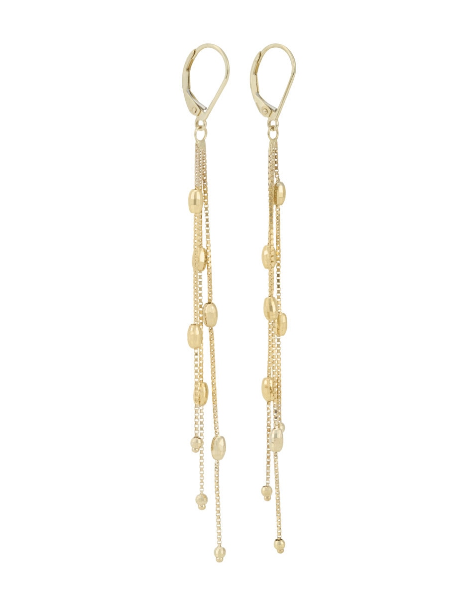Aretes de borla de oro 1