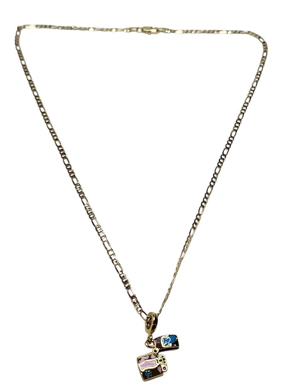 Collar con dije de oro laminado 14 K 2