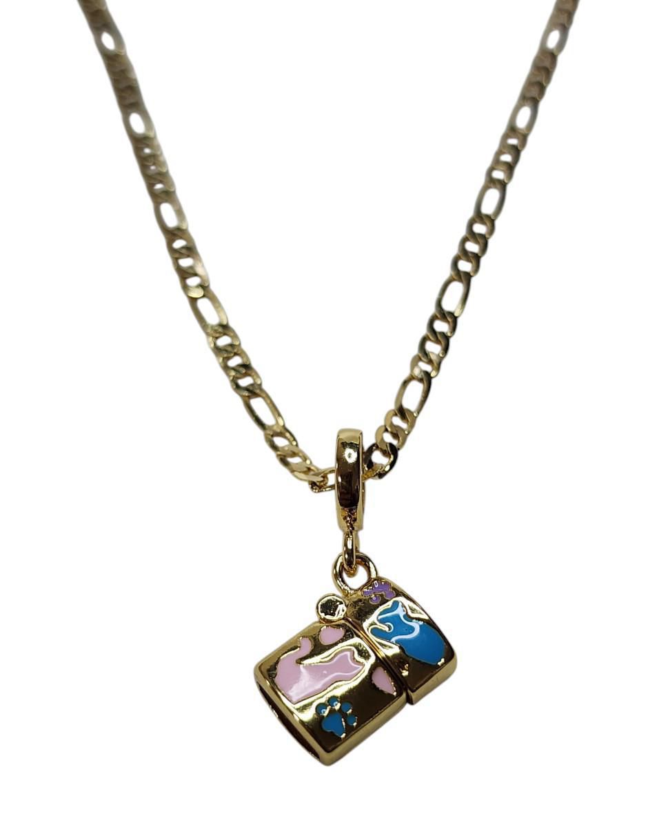 Collar con dije de oro laminado 14 K 3