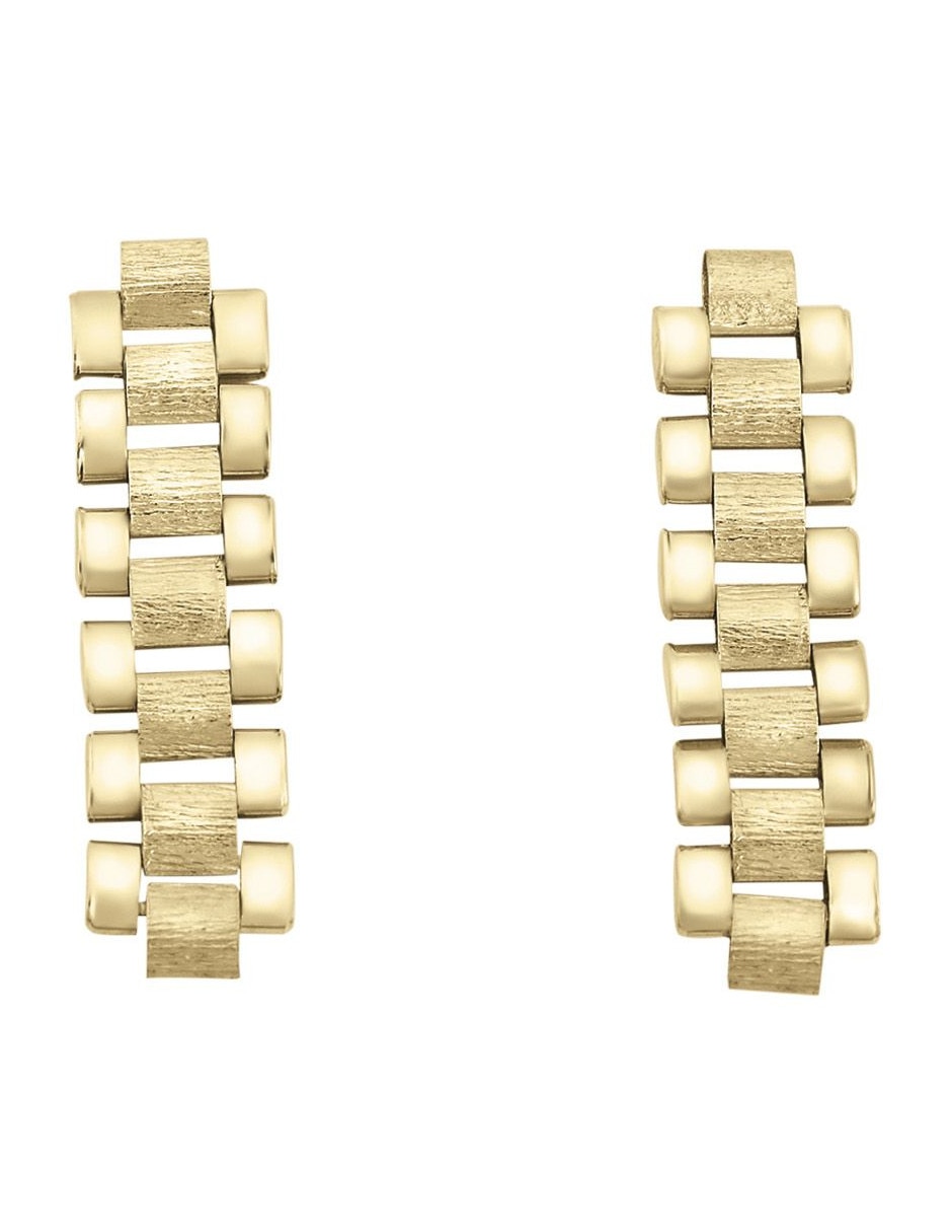 Aretes de eslabones de oro Aretes de eslabones de oro