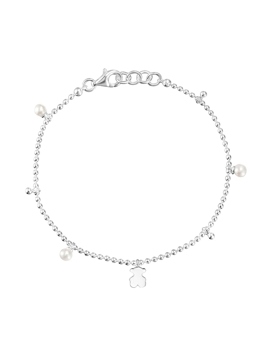 Pulsera de plata con perla p 925 Sweet Dolls