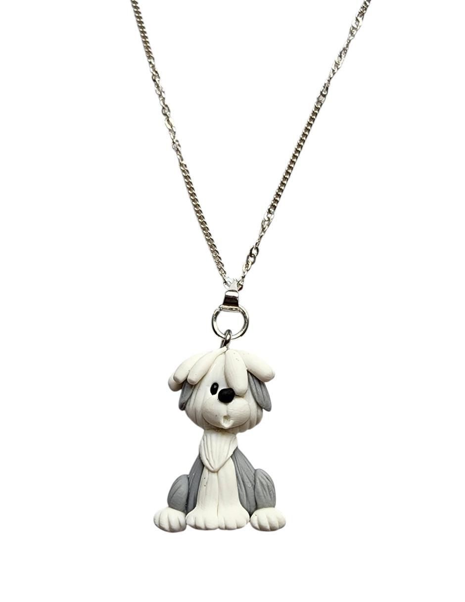 Collar con dije de perro de plata P 925
