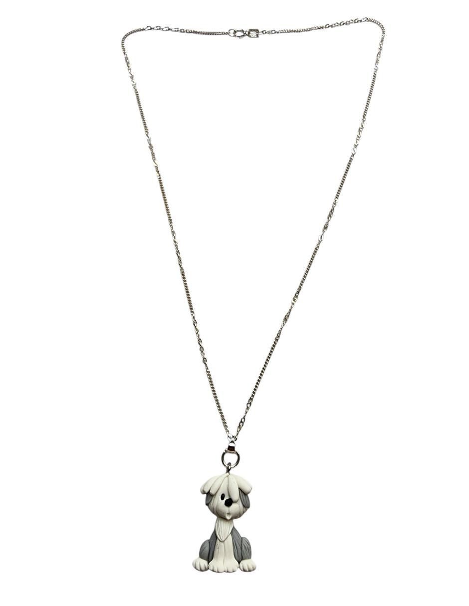 Collar con dije de perro de plata P 925 2