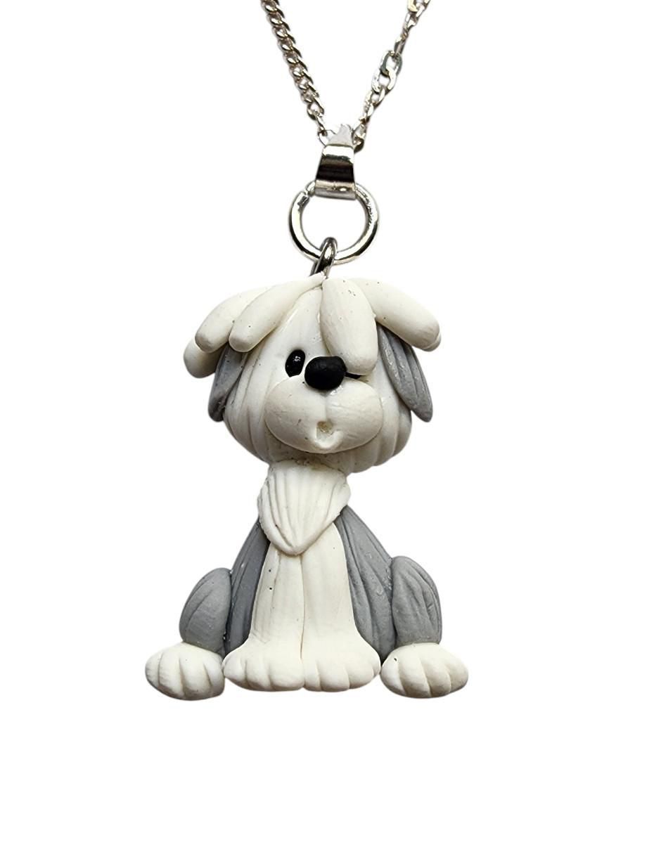 Collar con dije de perro de plata P 925 5