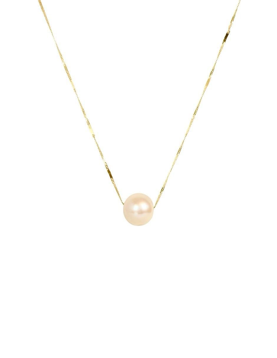Collar de esfera de oro 10 K