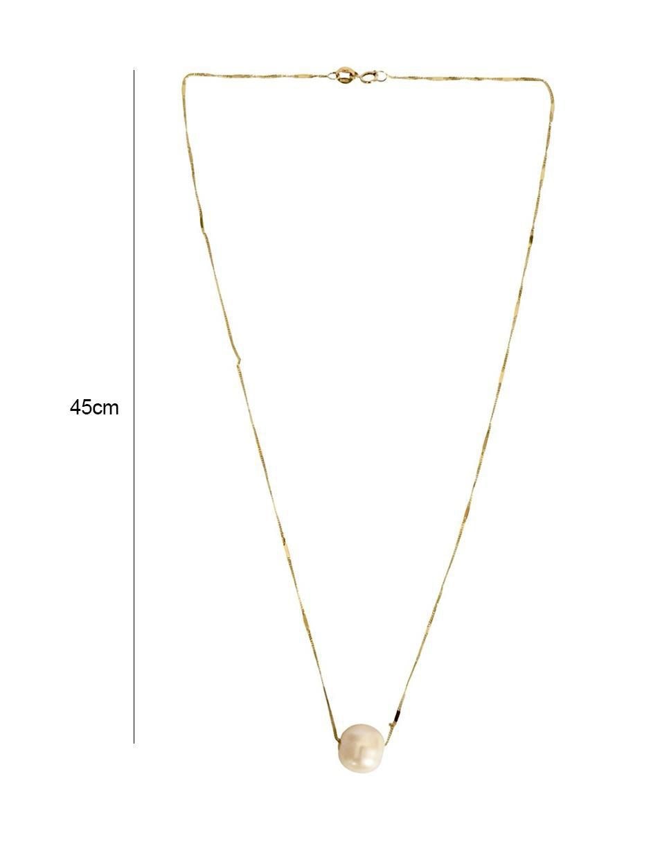 Collar de esfera de oro 10 K 4