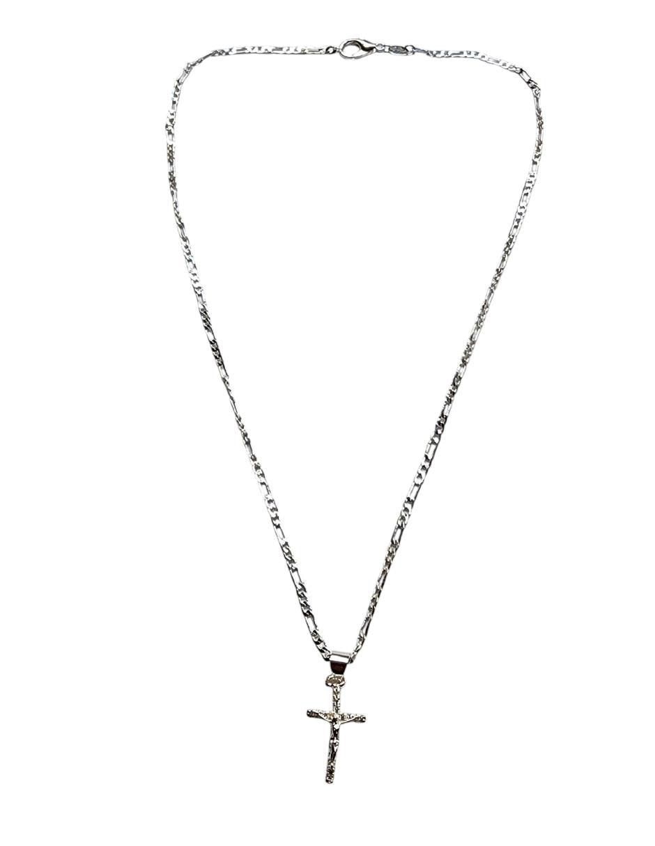 Collar Cristo de cruz de oro laminado 14 K 2