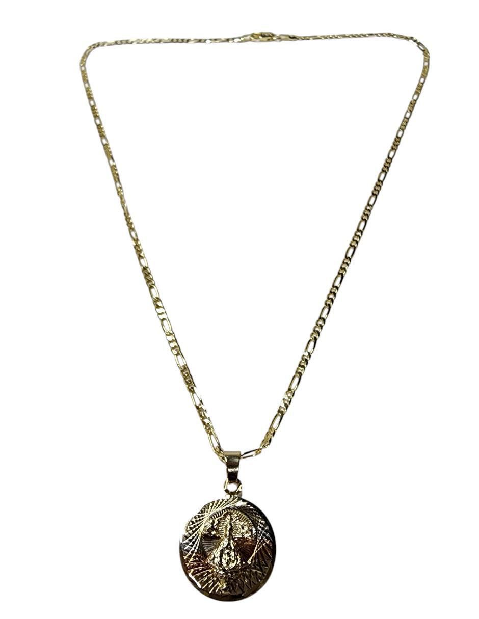 Collar San Juan de los Lagos de oro laminado 14 K 2