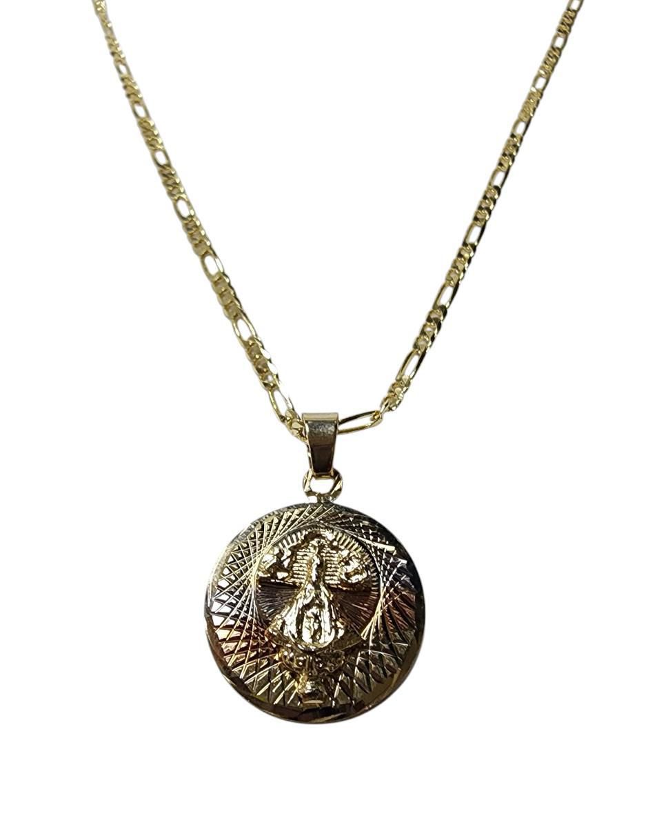 Collar San Juan de los Lagos de oro laminado 14 K 3