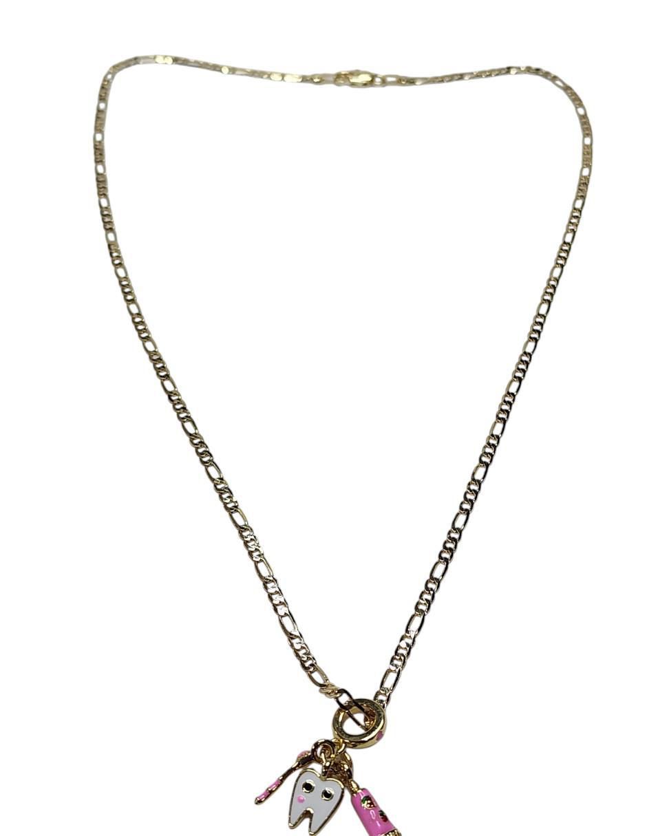 Collar Dentista de oro laminado 14 K 5