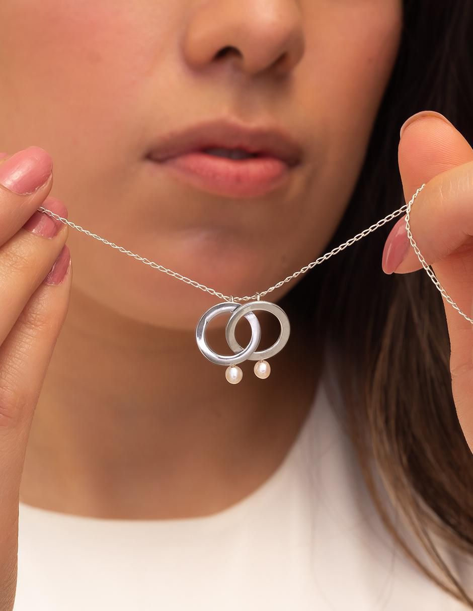 Collar con dije de plata P 925 4
