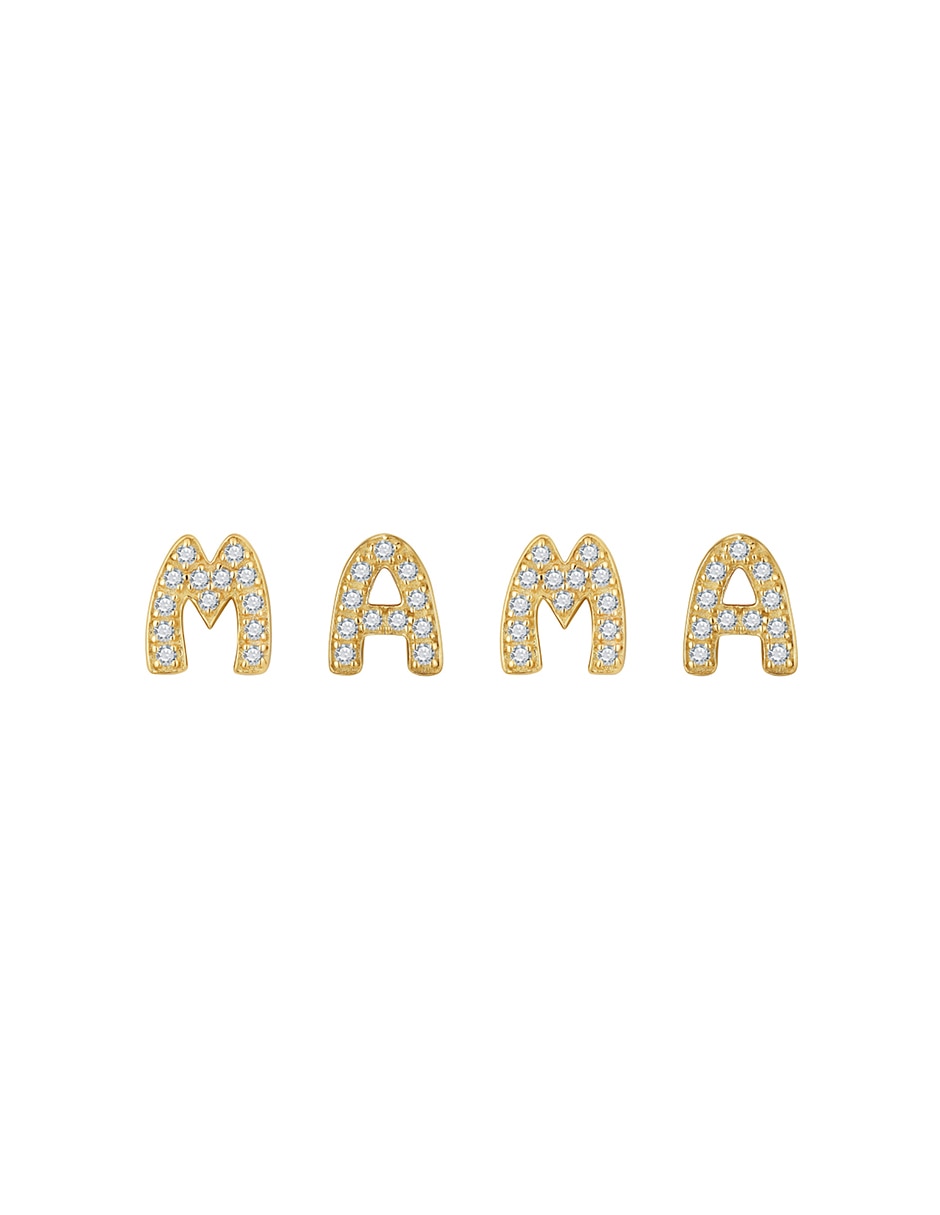 Charm de letras mama de plata P 925