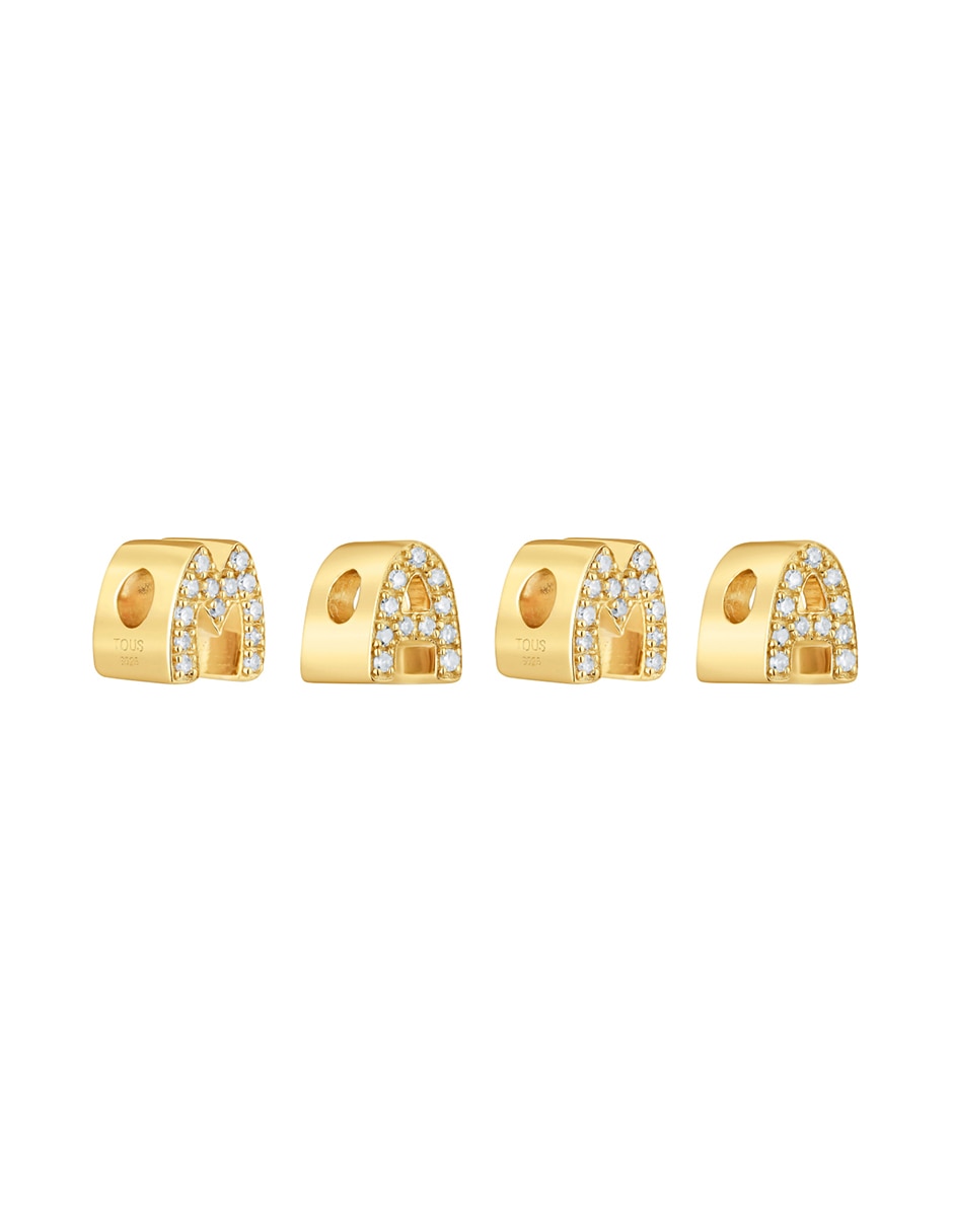 Charm de letras mama de plata P 925 2