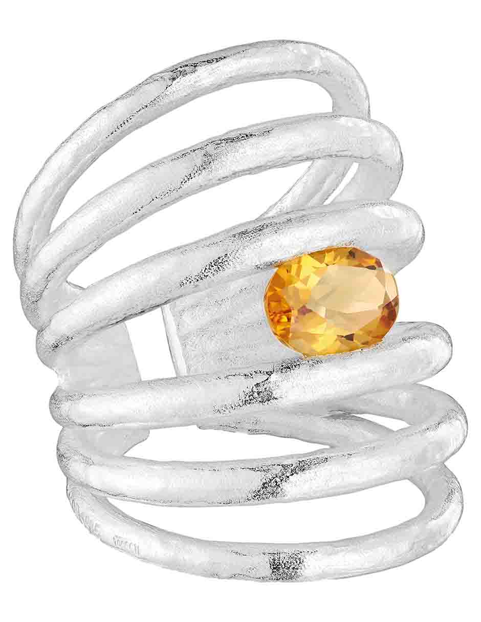 Anillo Tous Duna de plata citrina brillante Liverpool