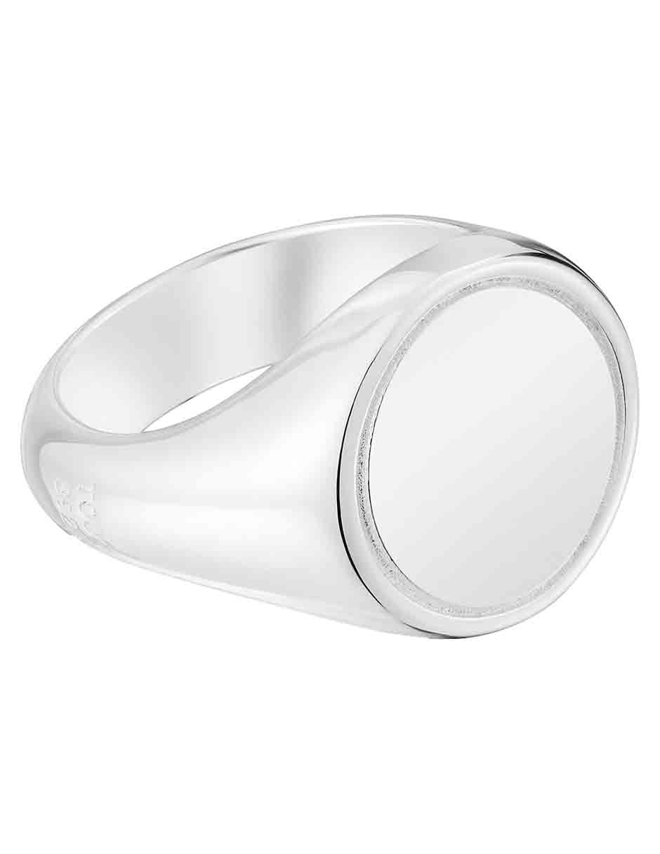 Anillo ovalado Basics P 925 de plata brillante Anillo ovalado Basics P 925 de plata brillante