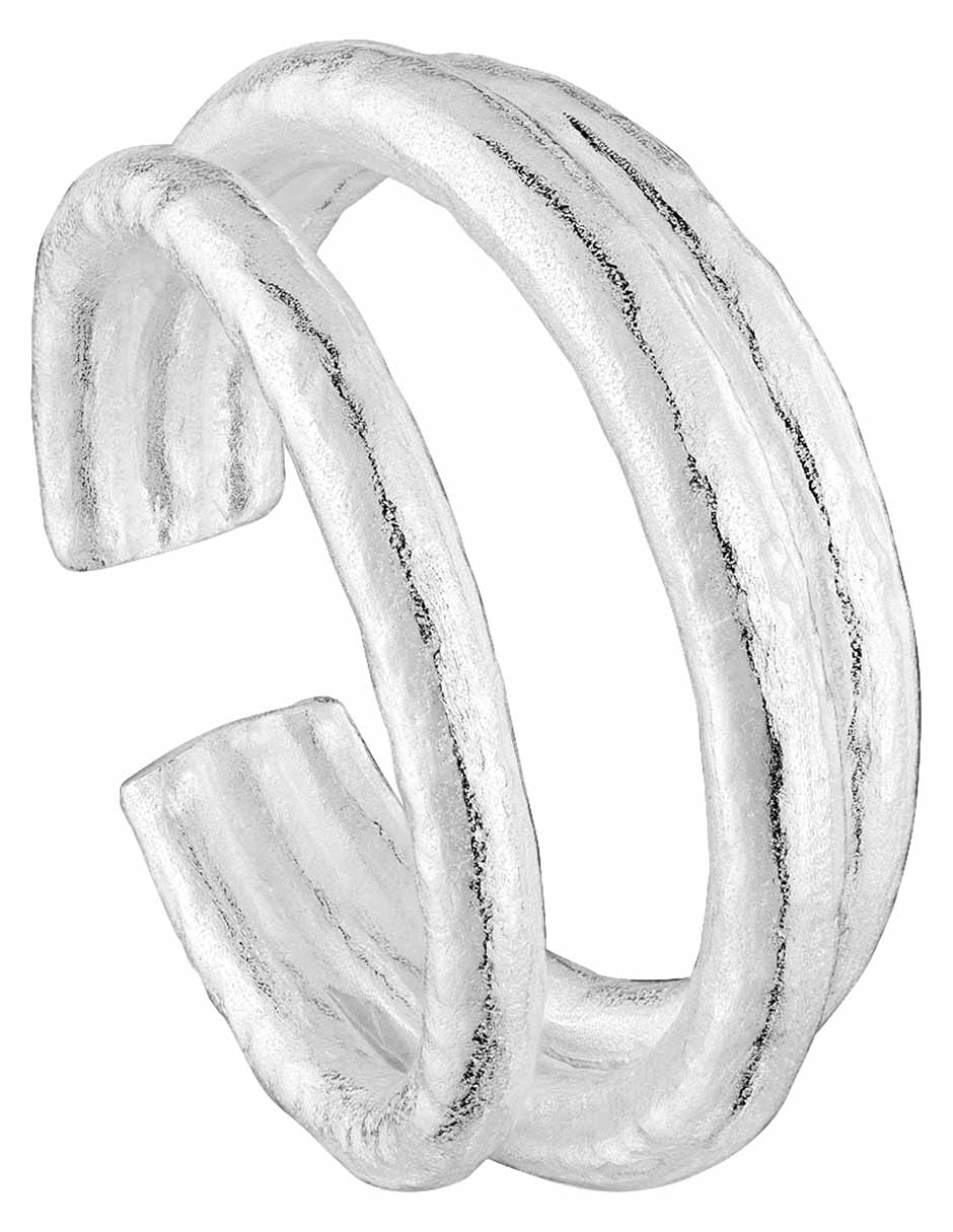 Anillo Duna P 925 de plata brillante 2