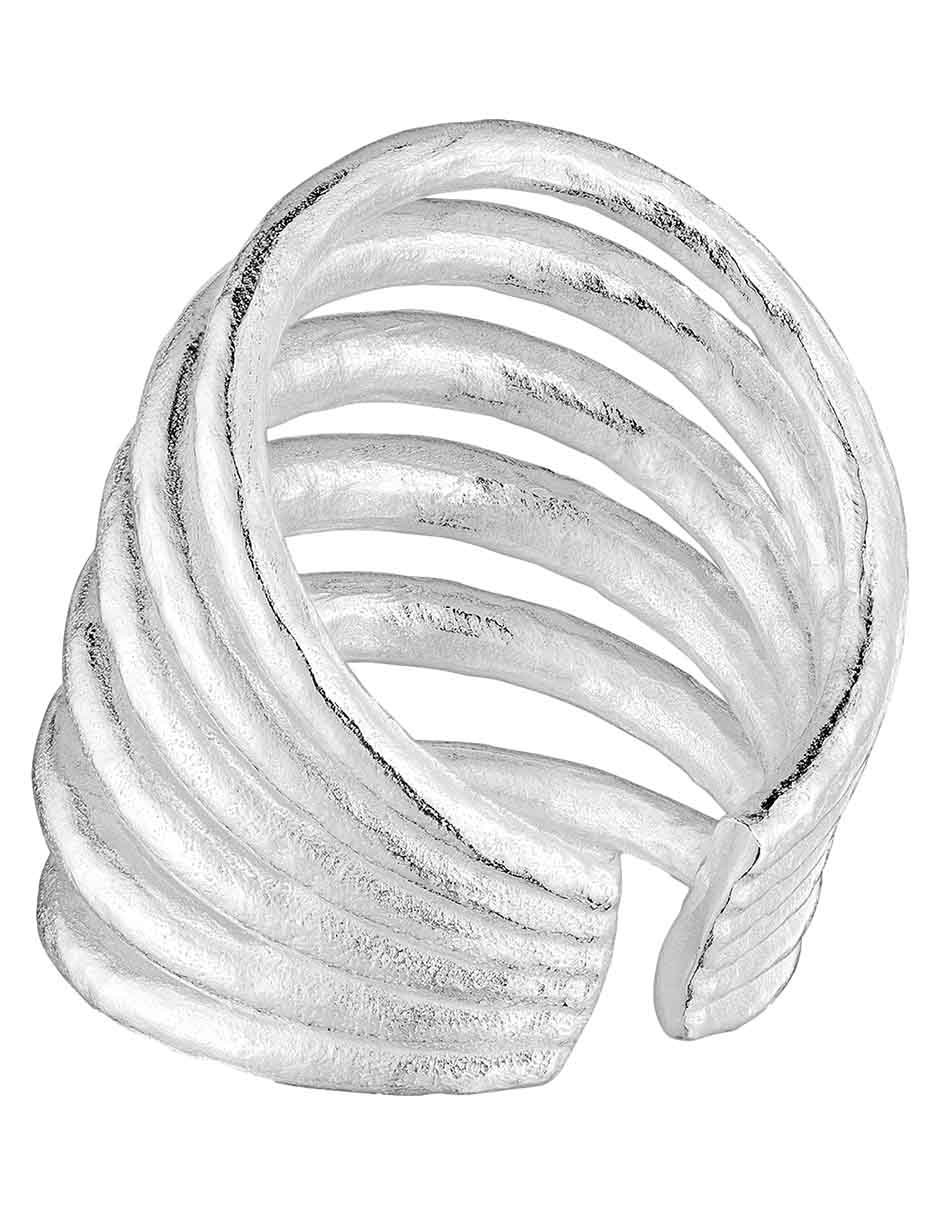 Anillo Duna P 925 de plata brillante 2