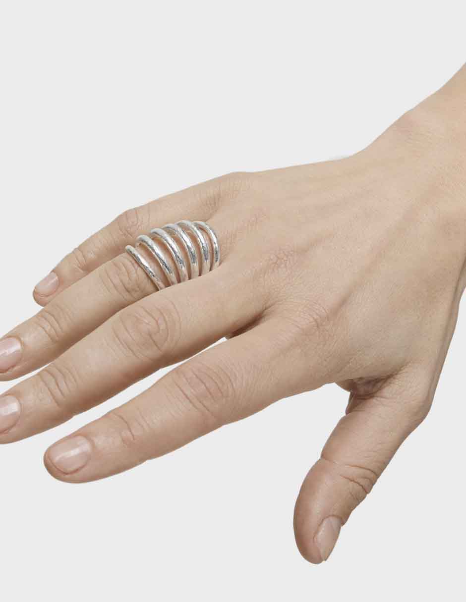 Anillo Duna P 925 de plata brillante 6