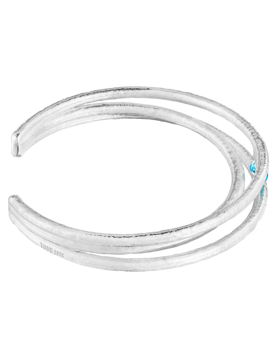 Brazalete de plata con topacio p 950 Duna 2