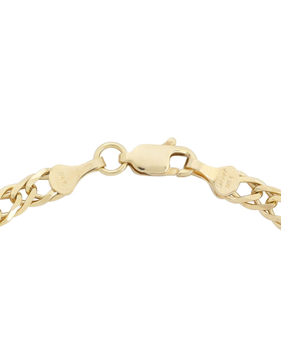 Pulsera de oro 14 K con acabado brillante 3