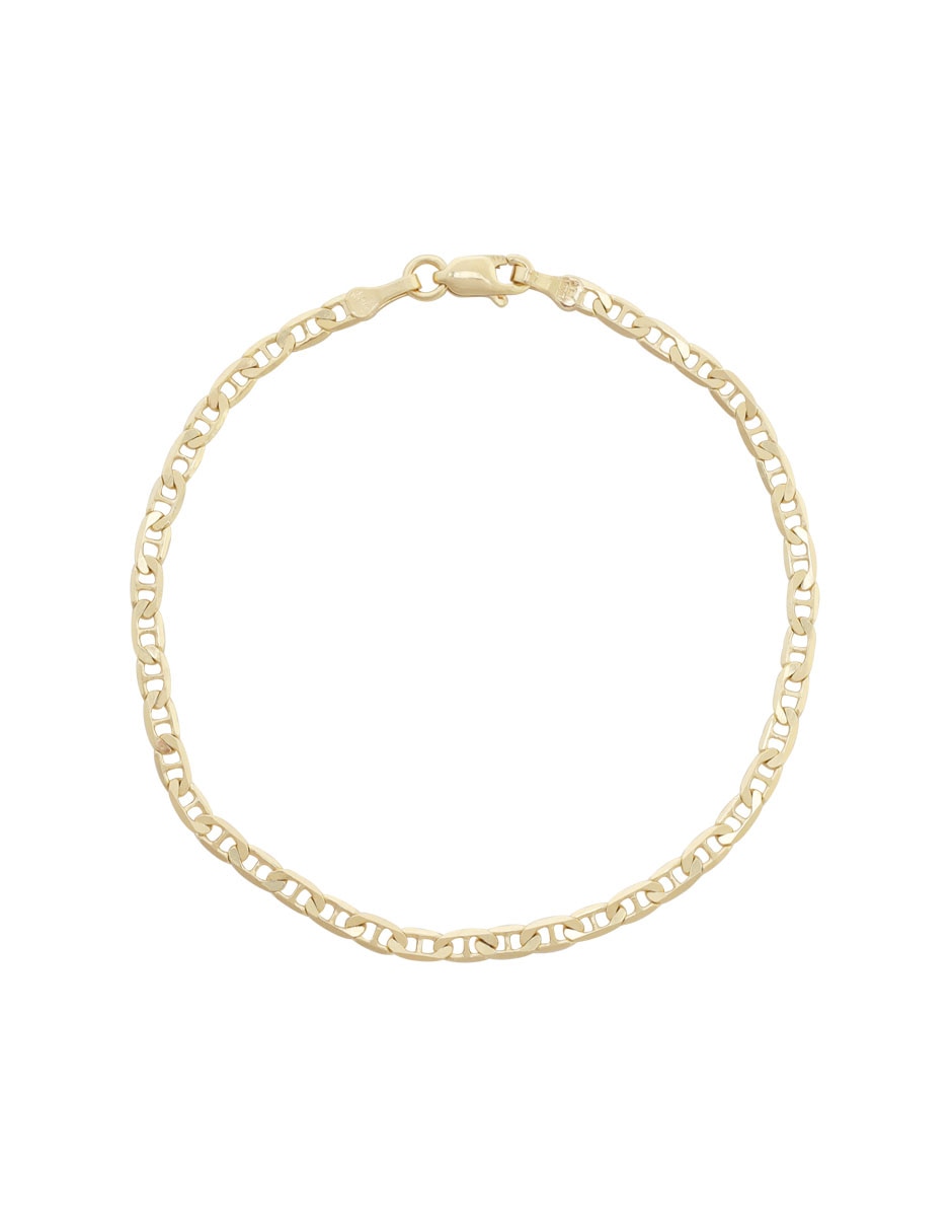 Pulsera de oro 14 K con acabado pulido