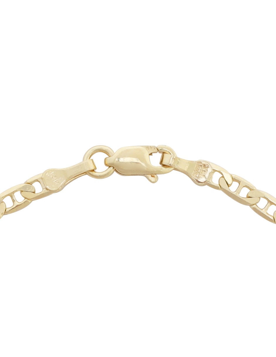 Pulsera de oro 14 K con acabado pulido 3