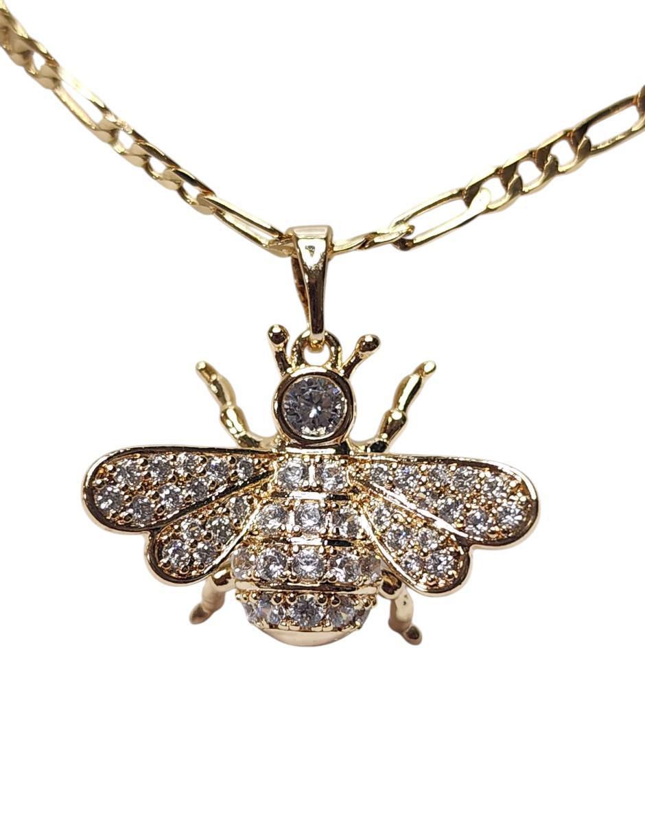 Collar de abeja de oro laminado 14 K 5