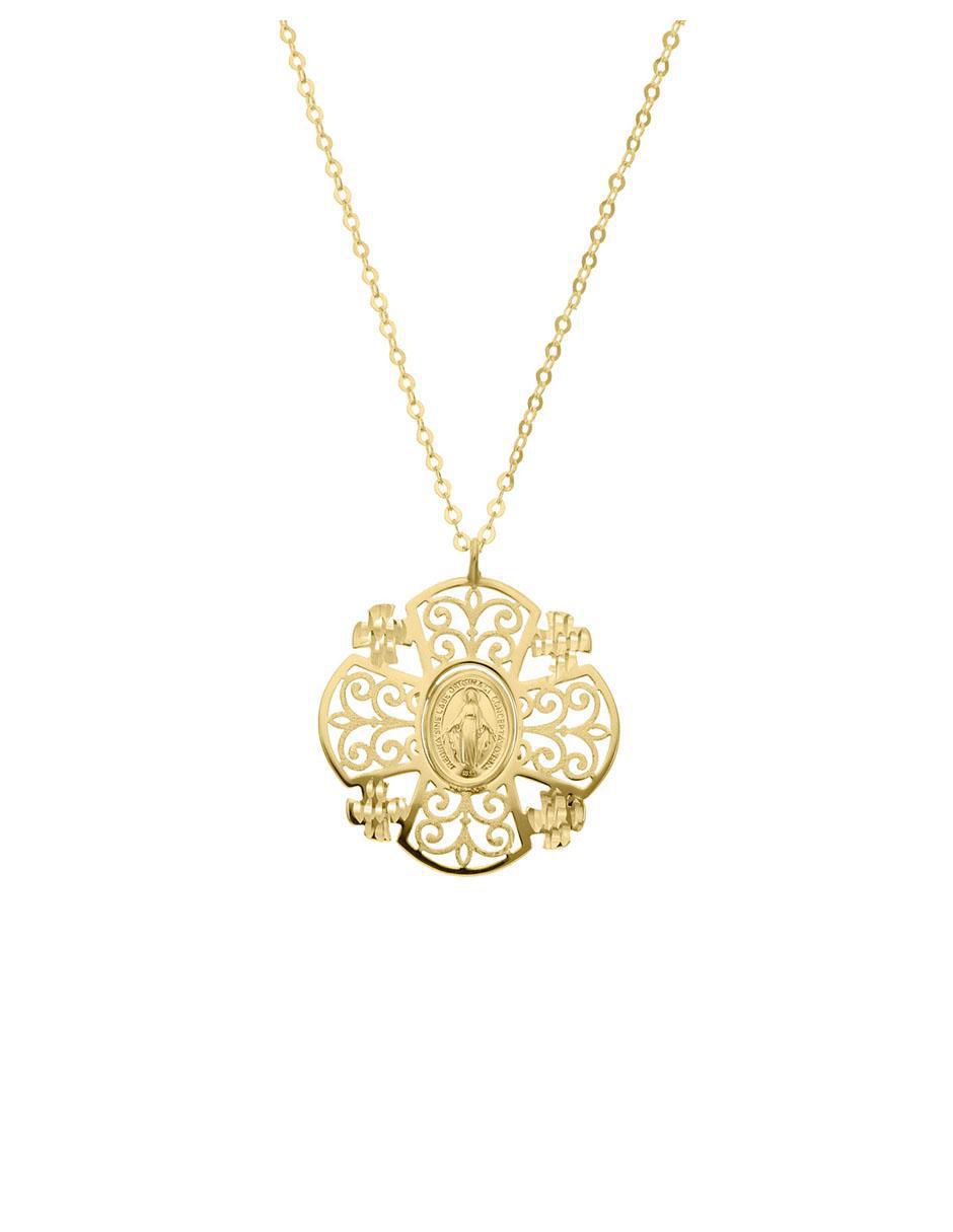 Dije virgen de guadalupe de oro amarillo 14 K